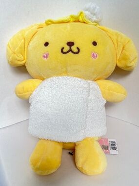 Sanrio Plush Shower Spa Wearing a White Towel Sitting 11" Tall New